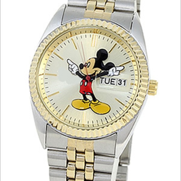 Disney  Man's Mickey Mouse Watch two tone mck339 - Picture 1 of 1